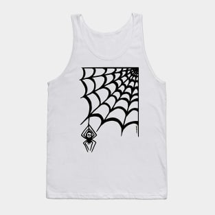 Scary Spiderweb Tank Top